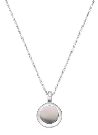 Collier Pommy Grey Medium van zilver